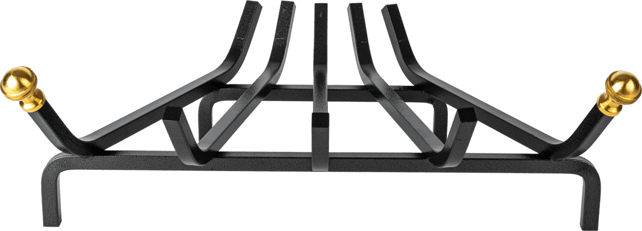 Braciere angolare pomolo ottone quadro 14